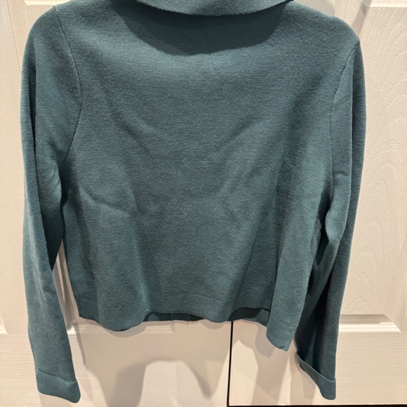 Sezane Betty Cardigan in sage - Picture 4 of 5